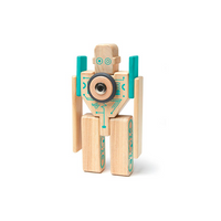 Magbot - Magnetic Wooden Blocks - Future Collection - 9 pieces