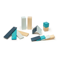 14-Piece Set Magnetic Wooden Blocks - Tegu Classics