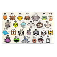 Kids ABC Animal Floor Puzzle – Educational Wooden Alphabet Puzzle for Toddlers & Preschoolers